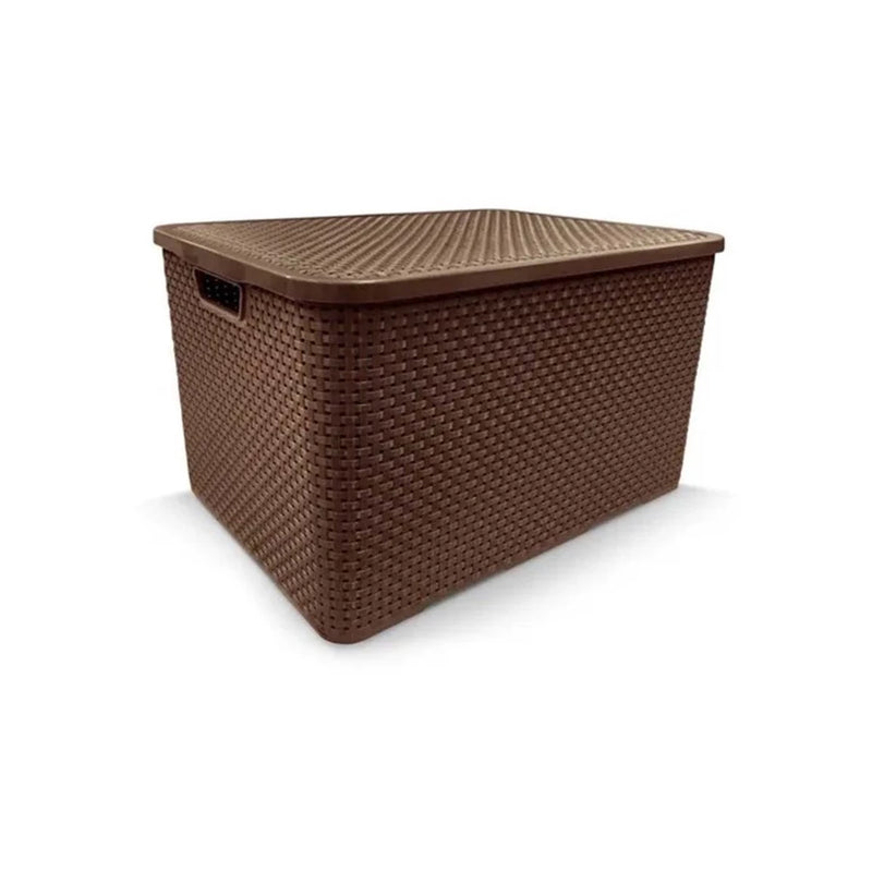 Organizador Retangular Rattan 18L- Pratic
