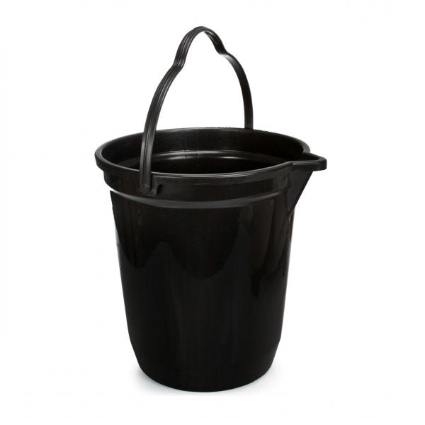 Balde 6 Litros Preto C/ Bico - Reciclado