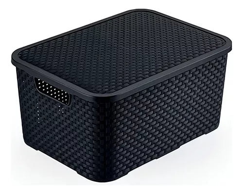 Caixa Organizadora Rattan 7L - Arqplast