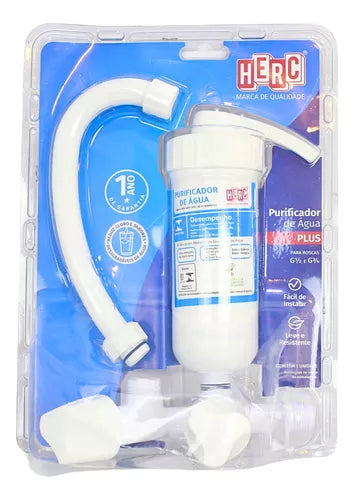 Purificador De Água Plus Com Torneira Móvel Branca Herc