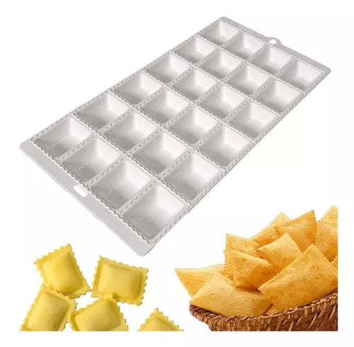 FORMA PARA RAVIOLI E MINI PASTEL C/ 24 CAVIDADES DONA COTTA