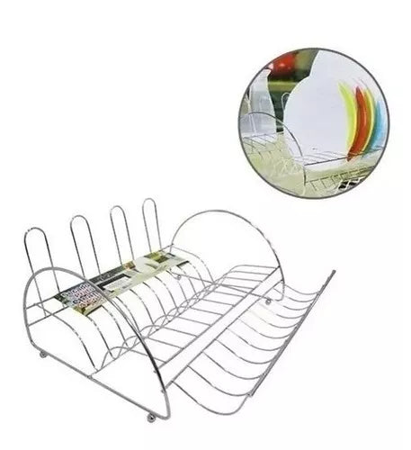 Secador de Pratos Clean 4 Copos com Porta Talher - DFM Cromagens