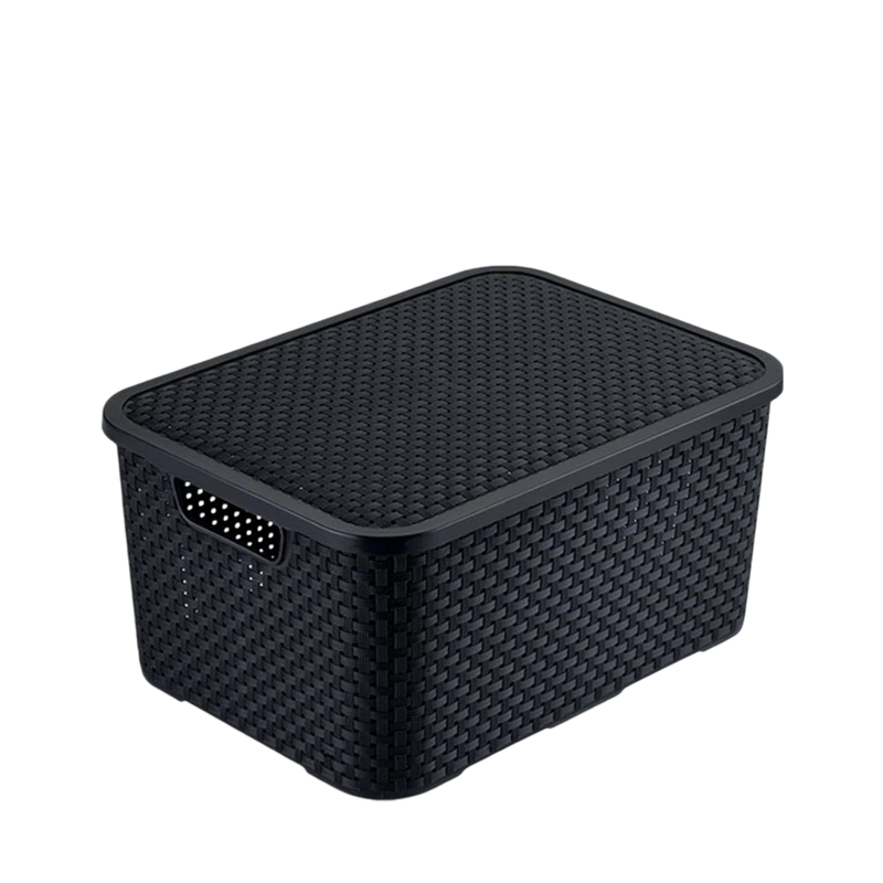 Organizador Retangular Rattan 18L - Pratic