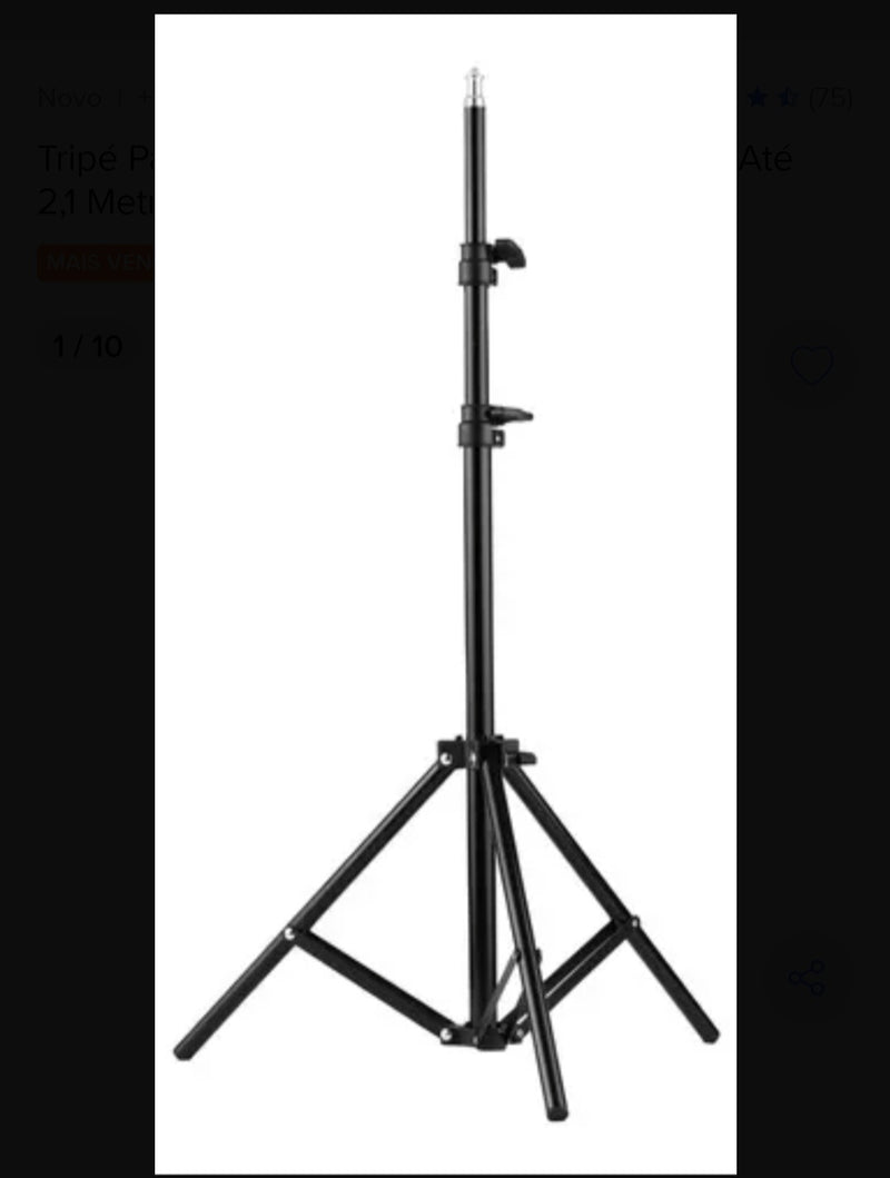 Pedestal para iluminação