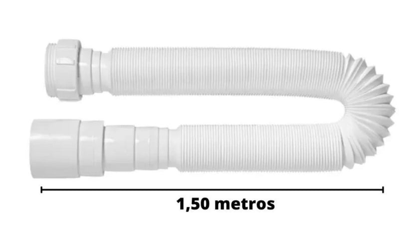 Multissifão Simples Longo Tubo Extensível 1,50m