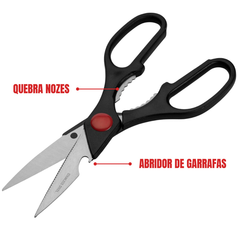 Tesoura de Culinária Multifuncional 8"cm