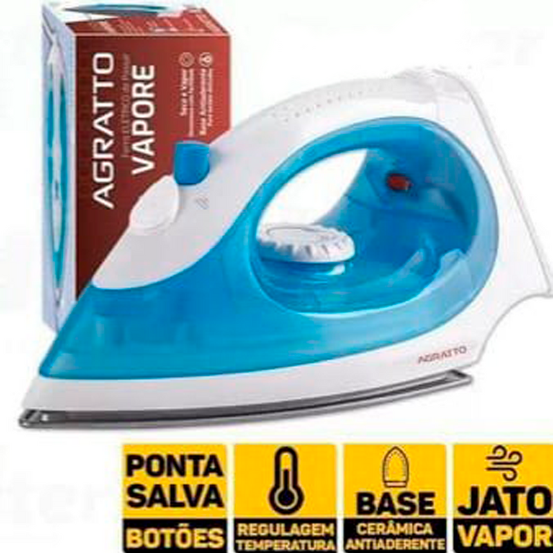 Ferro de passar roupa Agratto