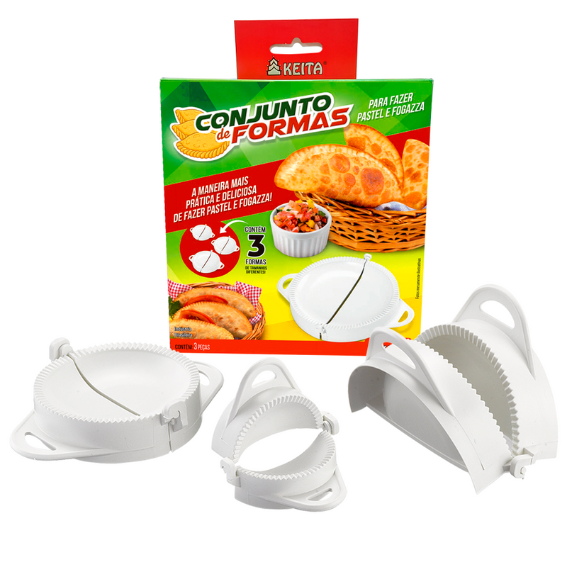 CONJUNTO DE FORMA PARA PASTEL C/3 UNIDADES
